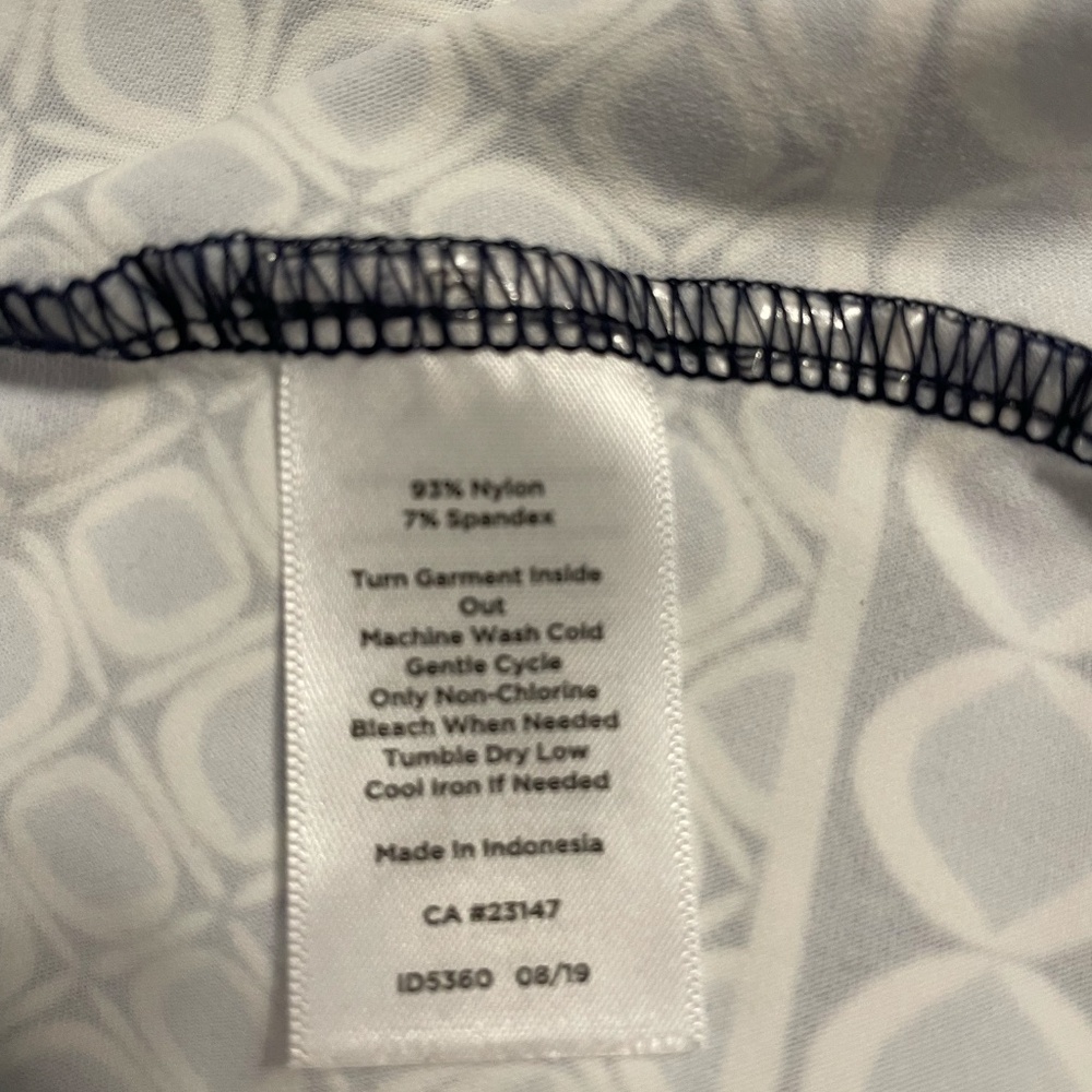 Talbots Blue Patterned Dress - Picture 7 of 7